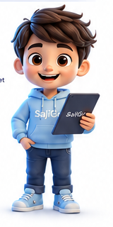 SajiGo Student using platform tablet